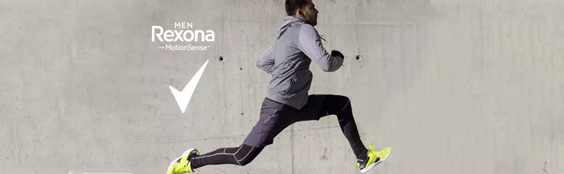 Rexona déodorant anti-transpirant homme protection efficacité sport