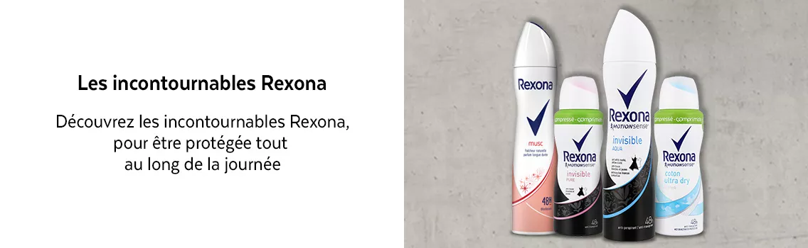 Rexona déodorant anti-transpirant femme protection journée