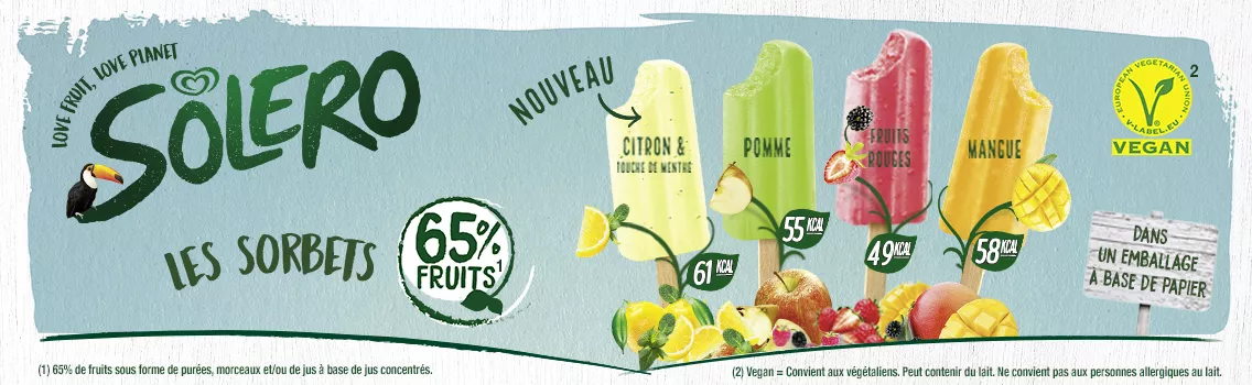 Découvrez nos glaces Solero