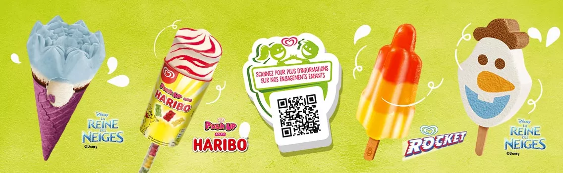 Glaces Miko conçues pour les enfants engagements familles nutrition choix gourmandise développement responsable