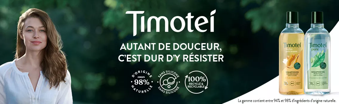 Timotei Shampooing : Autant de douceur, c'est dur d'y résister