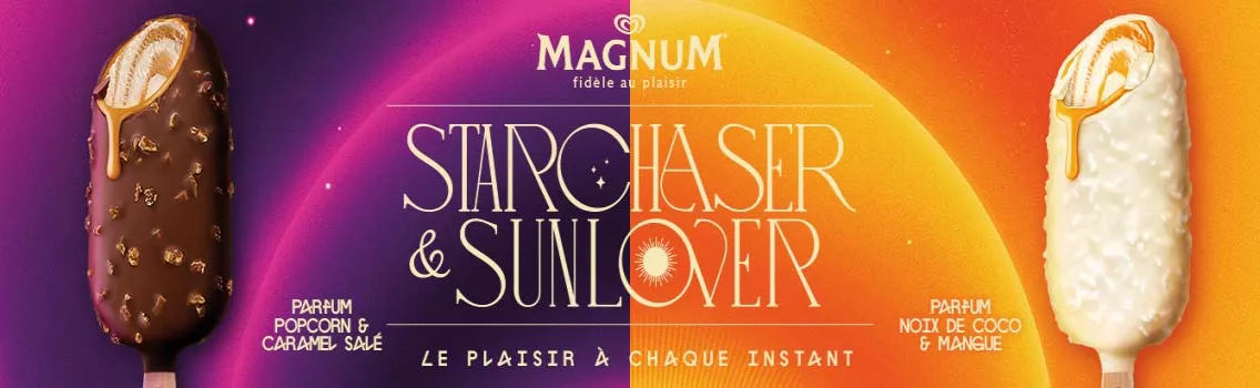 Nouveaux Magnum Starchaser et Sunlover le plaisir à chaque instant