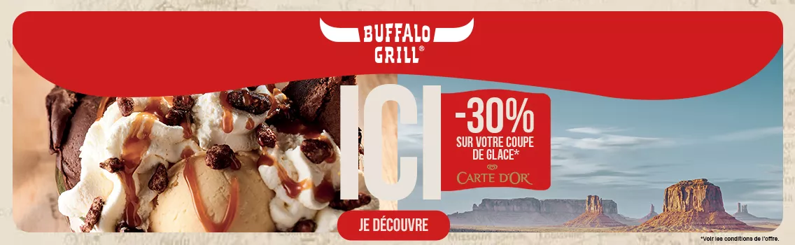 Carte d'Or Buffalo Grill Slider desk