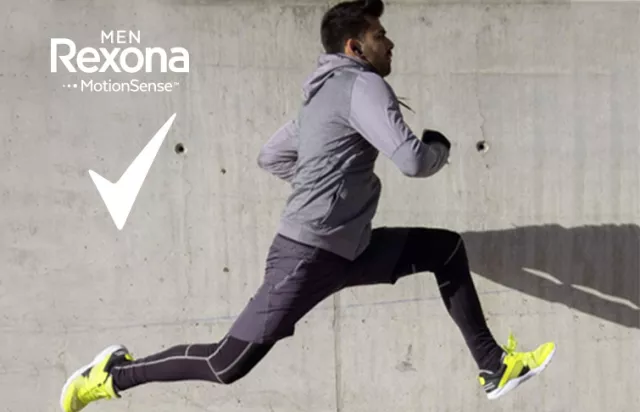 Rexona déodorant anti-transpirant homme protection efficacité sport