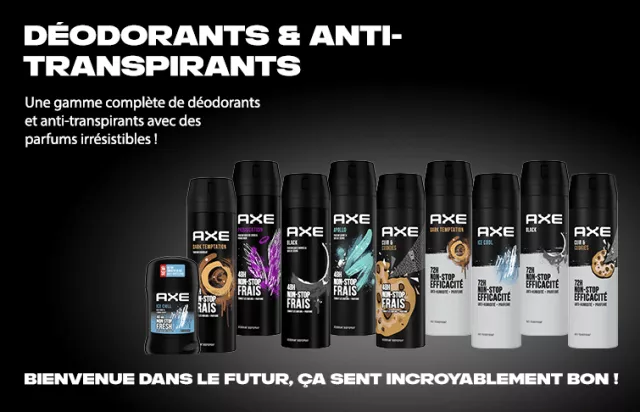 Déodorants et anti-transpirants pour hommes AXE
