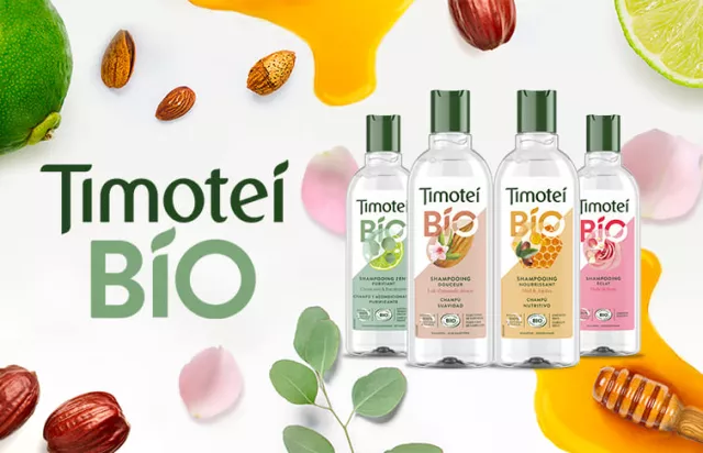 Timotei Bio shampooing après-shampooing soin des cheveux naturels