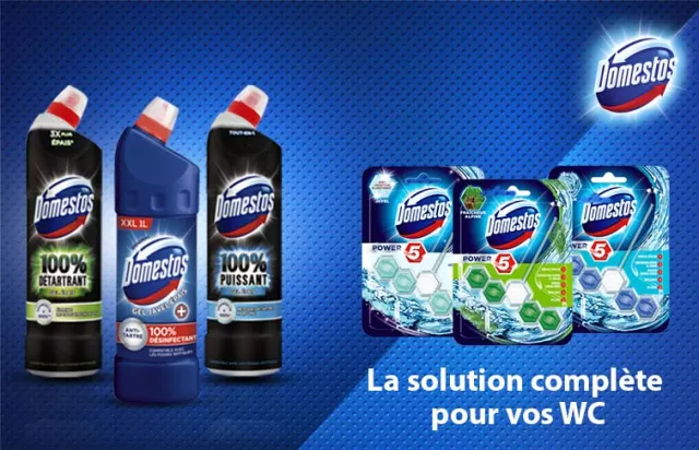 Domestos slider mobile