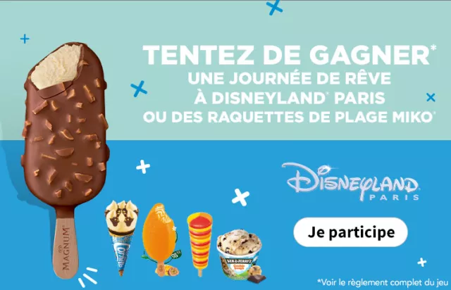 Grand jeu pour gagner une journée à Disneyland© Paris et des raquettes de plage Miko 