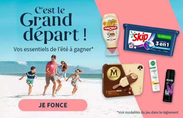 Vos produits pratiques pour les vacances Dove Axe Amora Knorr Magnum Skip Sun