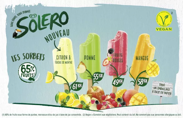 Découvrez nos glaces Solero