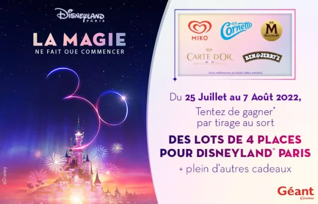 Slider Jeu Disneyland Paris 30 ans