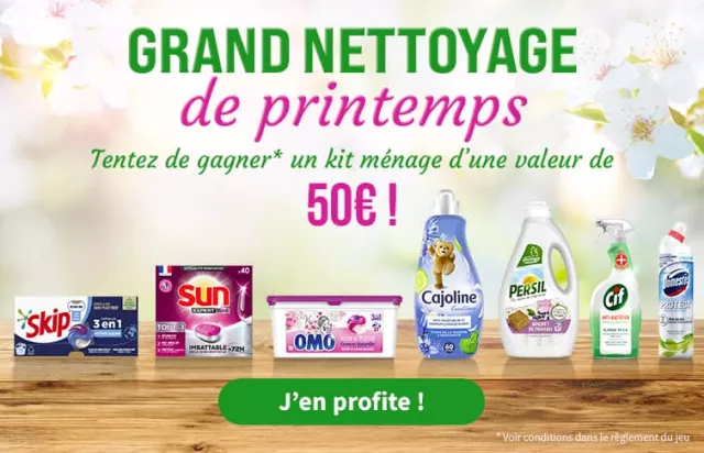 Slider Nettoyage de printemps mob