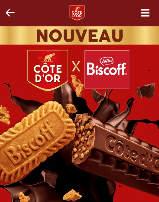 Côte d'Or x Biscoff