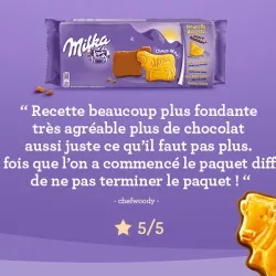 Nouveau produit : Recette du biscuit salé sucré Milka Tuc