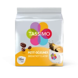 Paquet de capsules de café tassimo