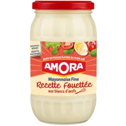Amora - mayonnaise - bocal - recette fouettée - légère