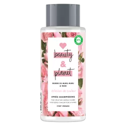 Après-Shampooing Love Beauty and Planet Couleur Naturel Rose Muru Muru Hydratant Vegan