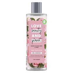Gel Douche Love Beauty and Planet Naturel Rose Muru Muru Hydratant Vegan
