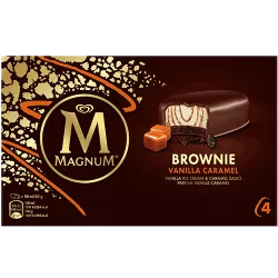Magnum brownie Vanille Caramel chocolat glace plaisir nouveau