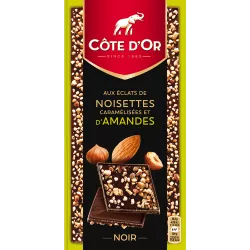 Côte d'Or aux Eclats de Noisettes caramélisées et d'Amandes