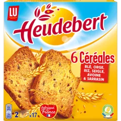 Pack de tartines Heudebert 6 céréales