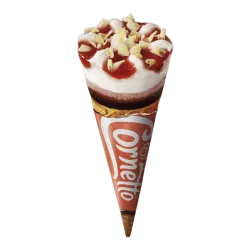 Glace Cône Cornetto Vanille Fraise lait entier crémeux onctueux