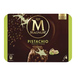 Magnum Pistache glace croquant chocolat plaisir vanille bâtonnet