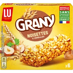 Barres Grany aux noisettes