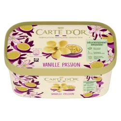 Carte d’Or crème glacée Vanille Passion Bac dessert glace