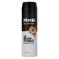 AXE dark temptation anti-transpirant bodyspray format 200ml parfum chocolat