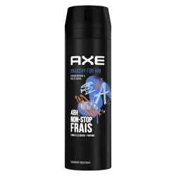 AXE anarchy déodorant bodyspray format 200ml parfum sauge et océan