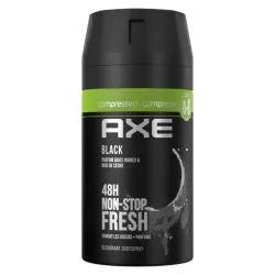 AXE black déodorant bodyspray compressé 100ml parfum baies noires et bois de cèdre