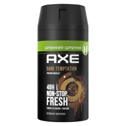 AXE dark temptation déodorant bodyspray compressé 100ml parfum chocolat