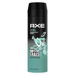 AXE ice fall déodorant bodyspray format 200ml parfum sauge glacée et mandarine