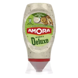 Amora Sauce Deluxe Flacon Souple Sauce Gourmande Crème Ciboulette