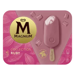 Magnum ruby chocolat glace rose plaisir framboise nouveau
