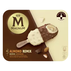 Magnum Bâtonnet glace Amande Remix