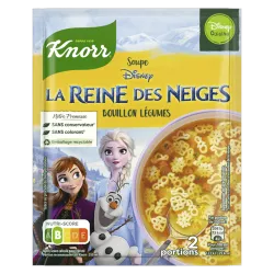 soupe déshydratée bouillon légumes Reine des Neiges Disney®