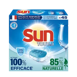 Sun Tablettes lave-vaisselle Tout en 1 Purifie et Protège