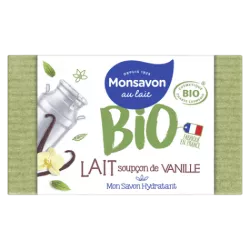 Savon hydratant Monsavon bio lait vanille