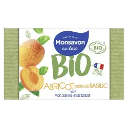 Savon hydratant Monsavon bio abricot basilic