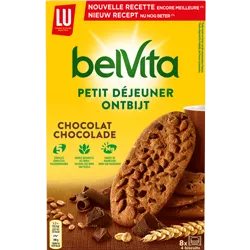 Biscuits petit déjeuner brut de céréales Belvita LU, paquet de