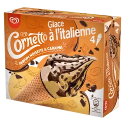 Cornetto Glace à l’italienne Noisette & Caramel