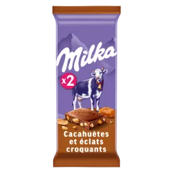 milka tablette cacahuete eclat croquant