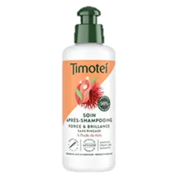 Timotei Soin Après-Shampooing Sans Rinçage Force & Brillance 160ml pour cheveux fragilisés et cassants