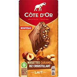 Côte d’Or Noisettes Caramel Riz croustillant Lait