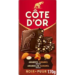 côte d'or Amandes Caramel Biscuit Noir
