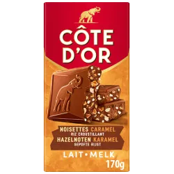 Côte d’Or Noisettes Caramel Riz croustillant Lait