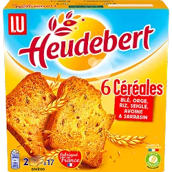 Pack de tartines Heudebert 6 céréales