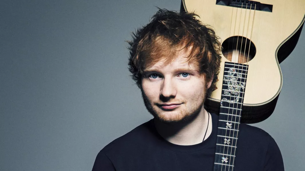 Le chanteur Ed Sheeran.